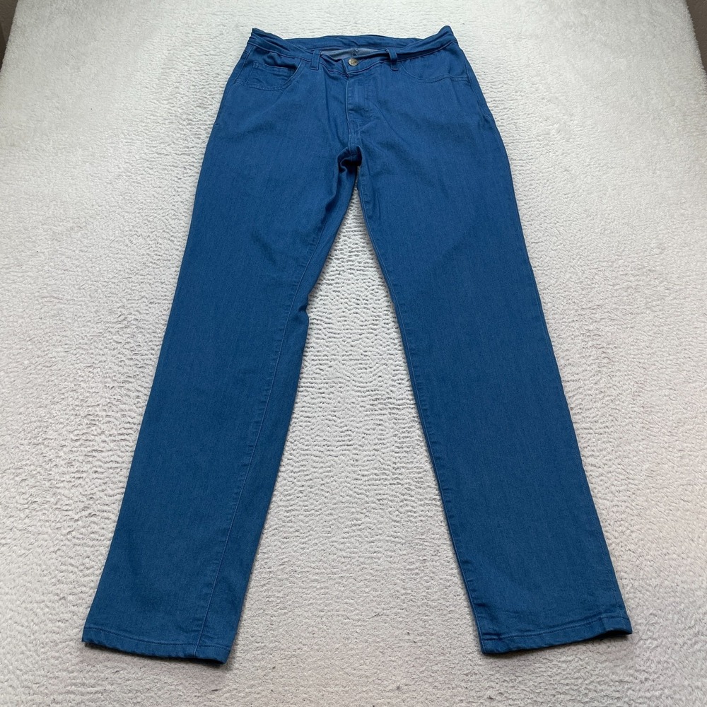 Blue Delta Jeans Men's Size 30X31 Blue‎ Denim 5 Pocket Custom Made Stretch